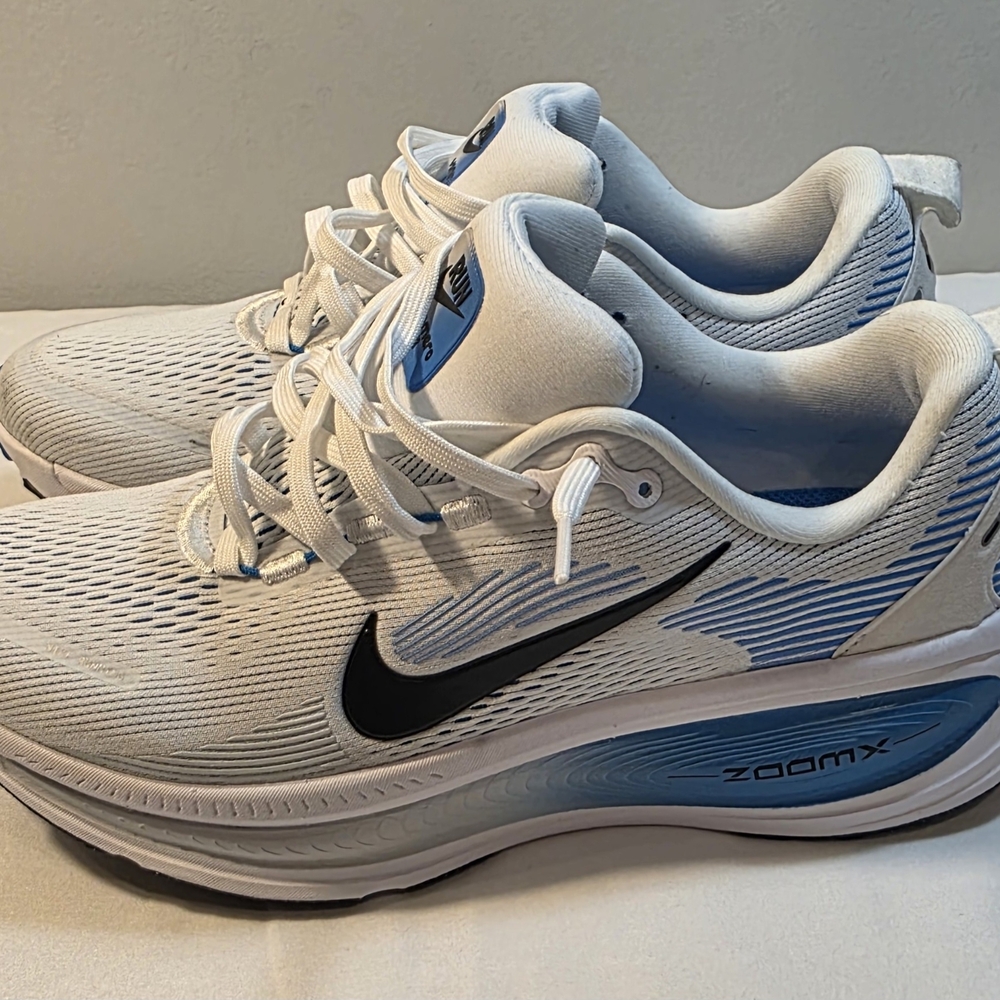 Nike White & Light Blue Women's ZoomX Running Sneakers